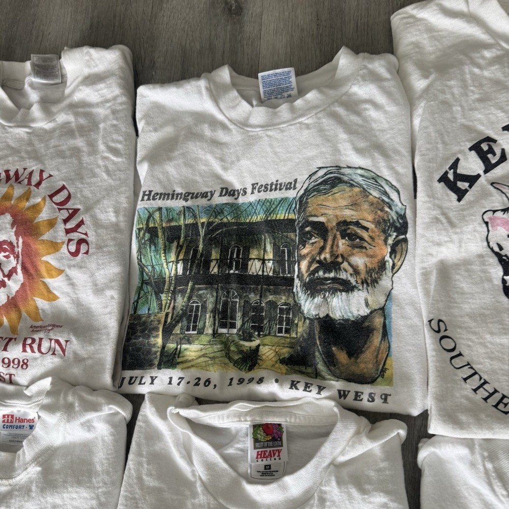 Vintage Lot of 16 Rare Key West Marathon Race Running Shirts Tees 5k, 7 Mile - Picture 4 of 16